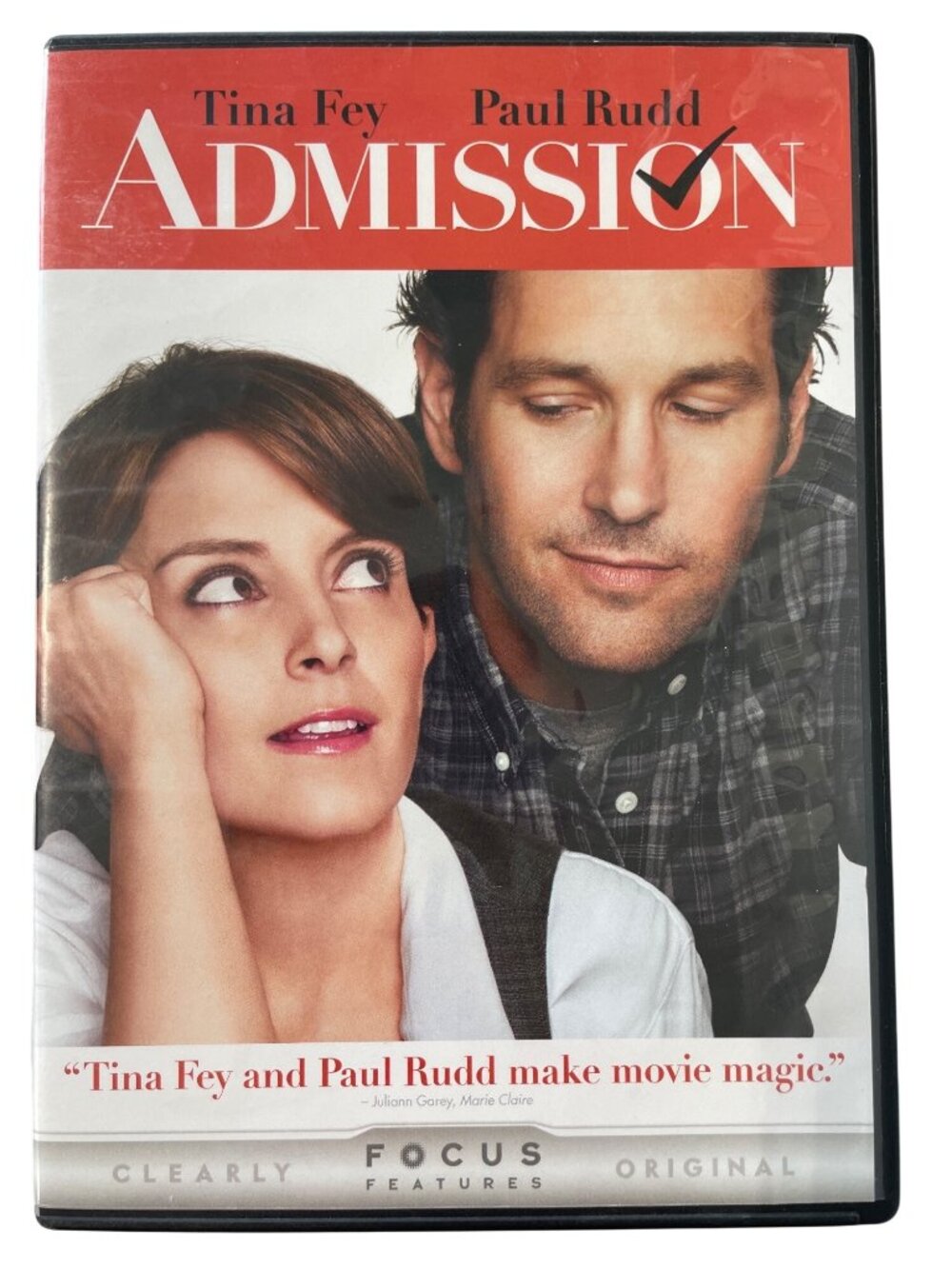 Admission DVD Movie 2013 Widescreen PG-13 Tina Fey Paul Rudd Universal Studios